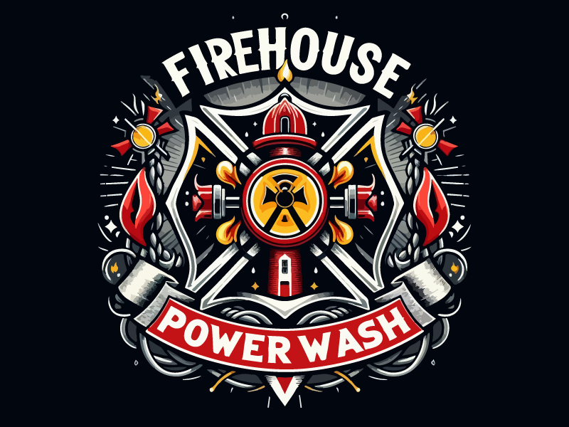 Firehouse Powerwash logo design by Rahul Biswas