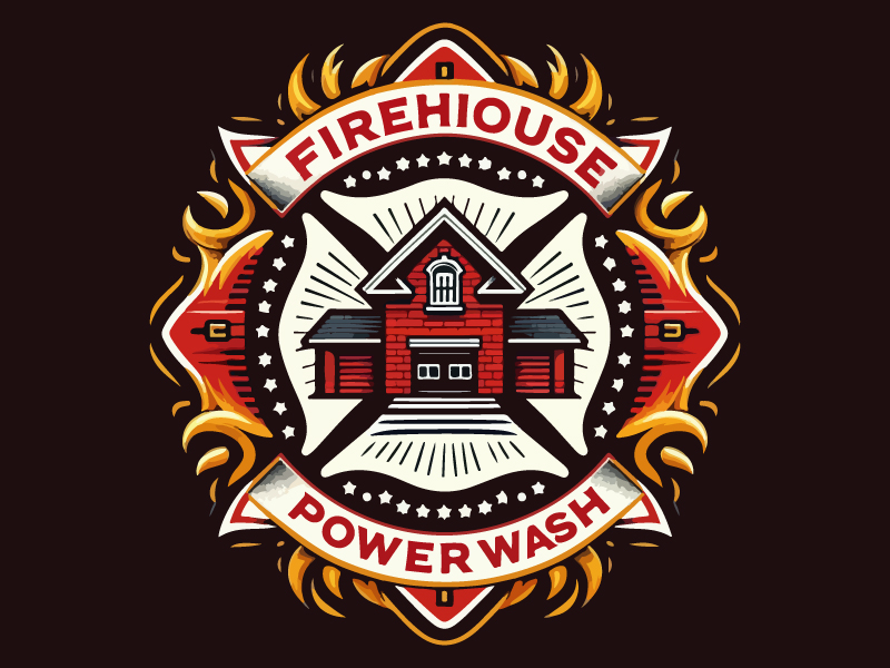 Firehouse Powerwash logo design by Rahul Biswas