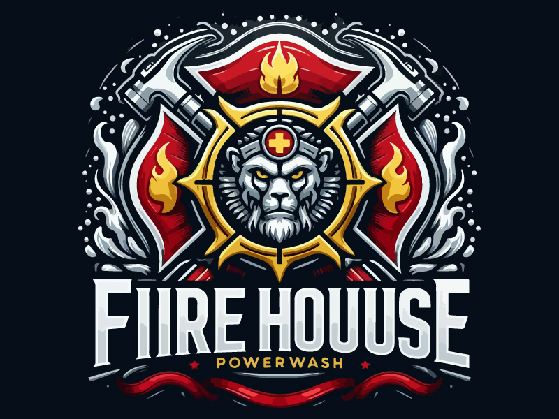 Firehouse Powerwash logo design by Rahul Biswas