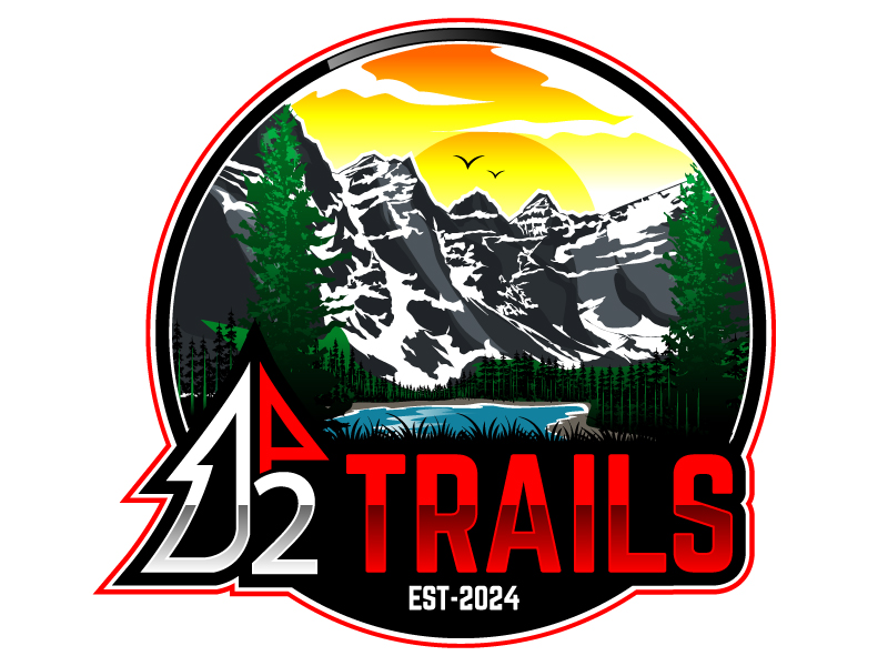 JP2 Trails logo design by LogoQueen