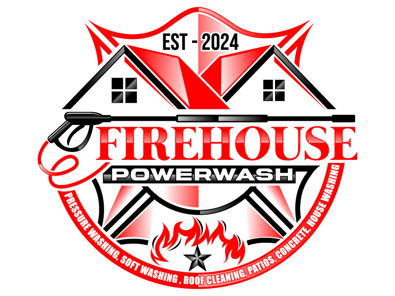 Firehouse Powerwash logo design by LogoQueen