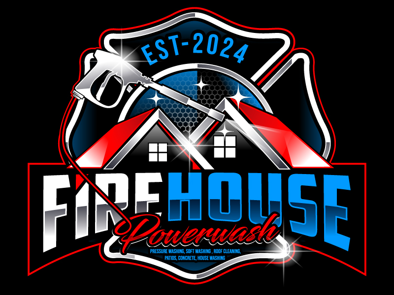 Firehouse Powerwash logo design by LogoQueen