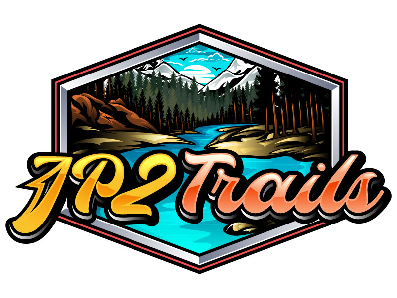 JP2 Trails logo design by LogoQueen