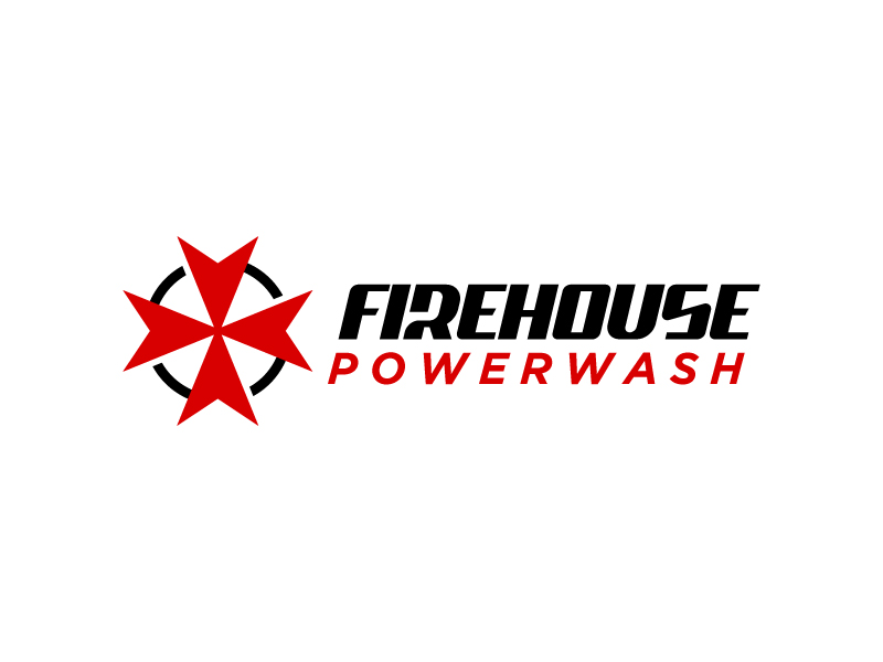 Firehouse Powerwash logo design by Euto