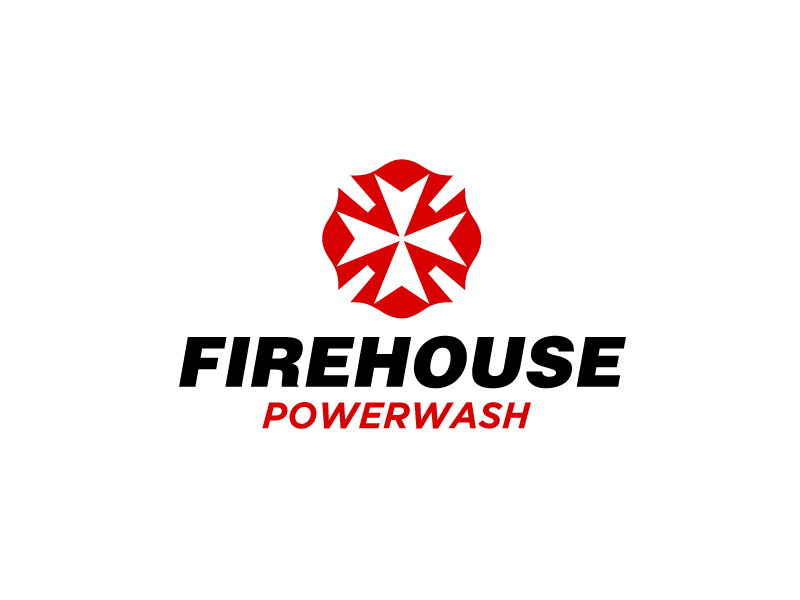 Firehouse Powerwash logo design by Euto