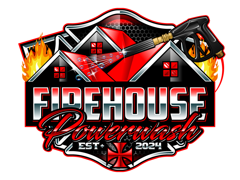 Firehouse Powerwash logo design by Gilate