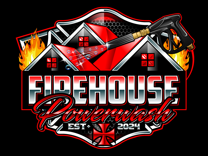 Firehouse Powerwash logo design by Gilate