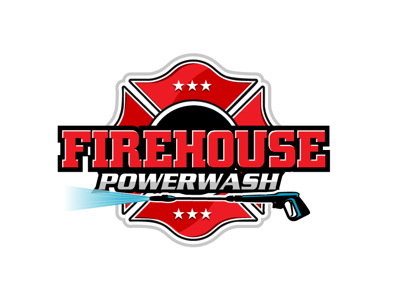 Firehouse Powerwash logo design by Koushik