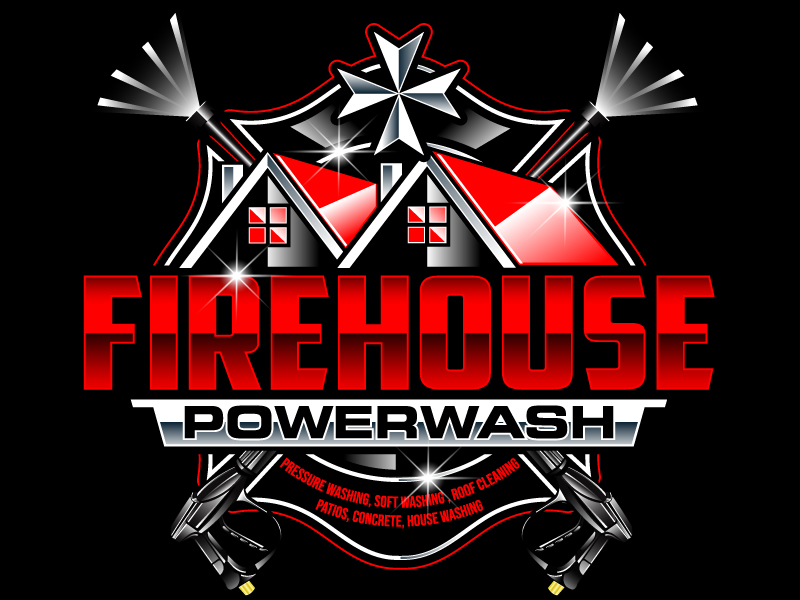 Firehouse Powerwash logo design by LogoQueen