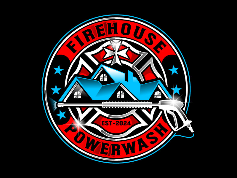 Firehouse Powerwash logo design by LogoQueen