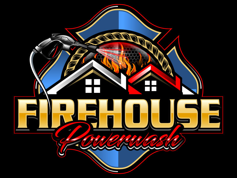 Firehouse Powerwash logo design by LogoQueen