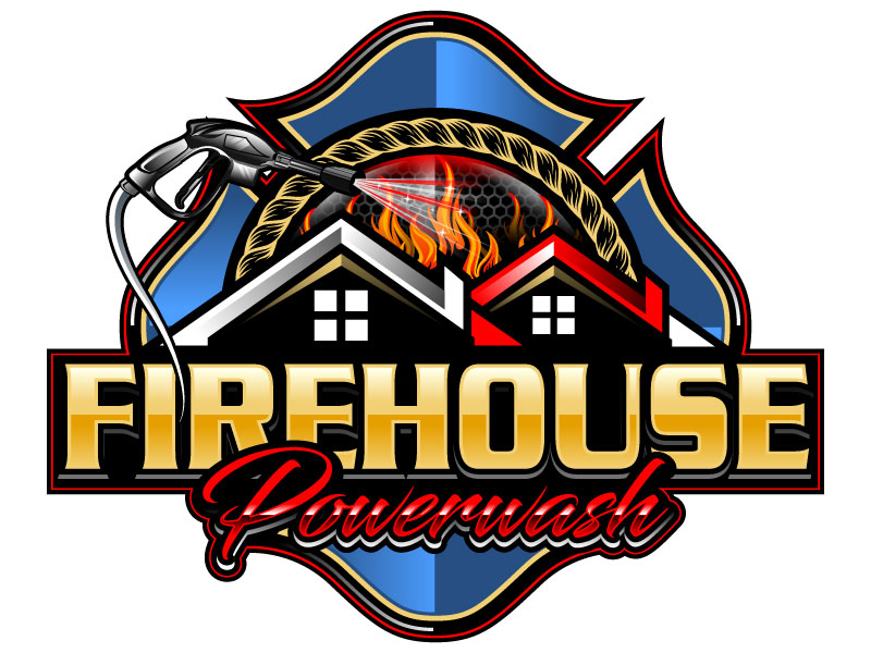 Firehouse Powerwash logo design by LogoQueen