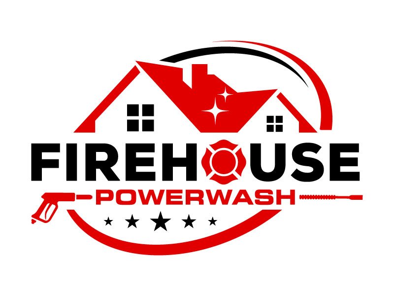 Firehouse Powerwash logo design by subrata