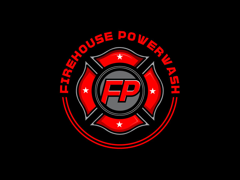 Firehouse Powerwash logo design by Euto