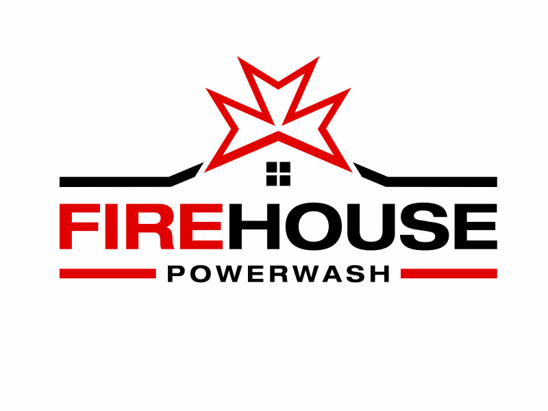 Firehouse Powerwash logo design by aura