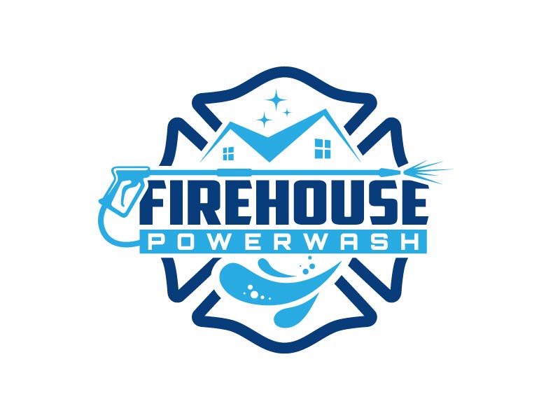 Firehouse Powerwash logo design by Andri