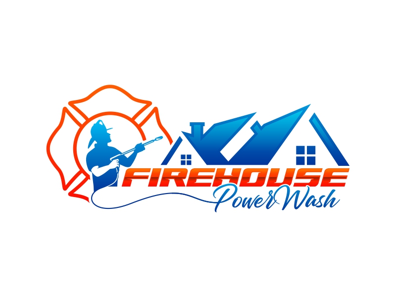 Firehouse Powerwash logo design by Realistis