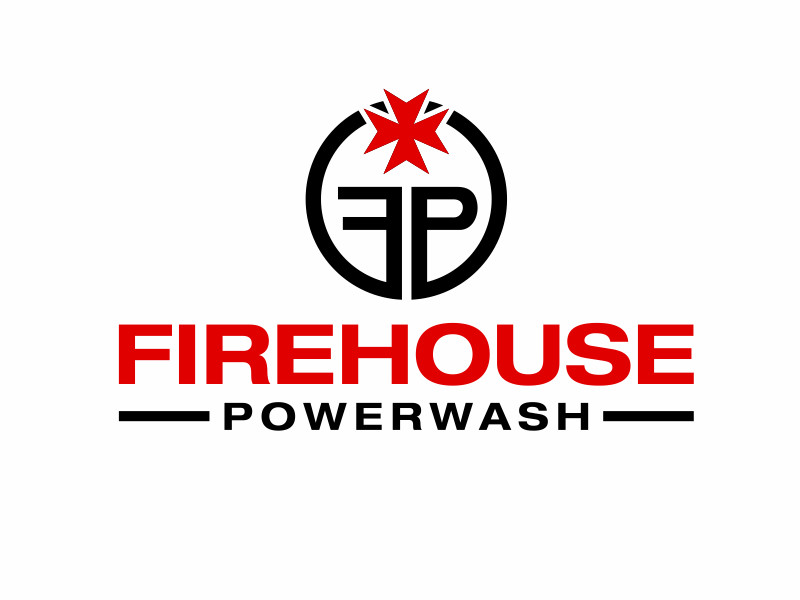 Firehouse Powerwash logo design by aura