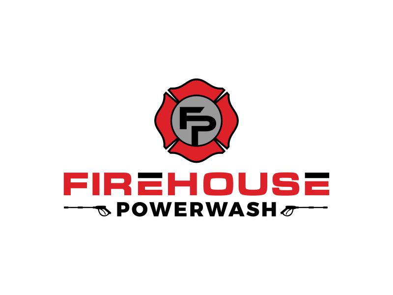 Firehouse Powerwash logo design by rizuki