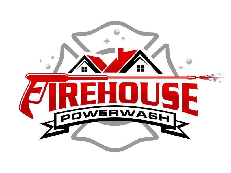 Firehouse Powerwash logo design by haze