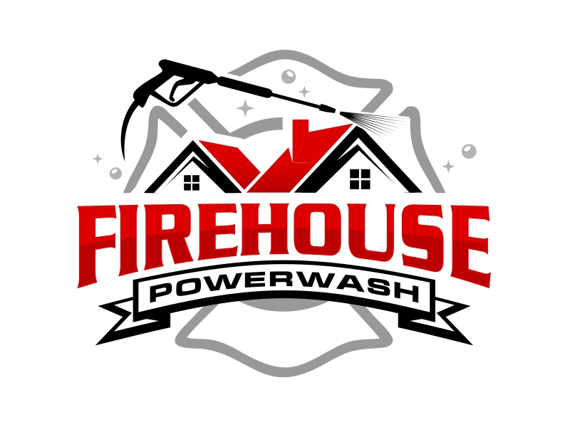 Firehouse Powerwash logo design by haze