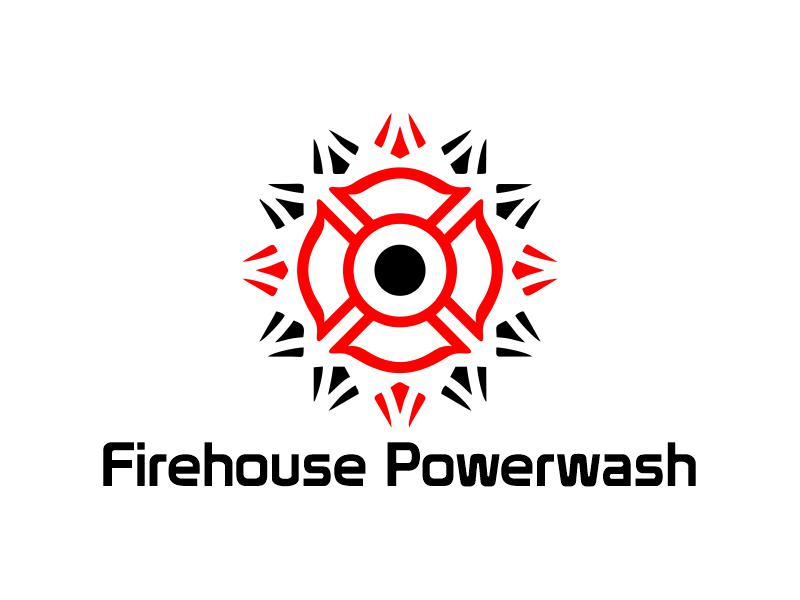 Firehouse Powerwash logo design by Gwerth