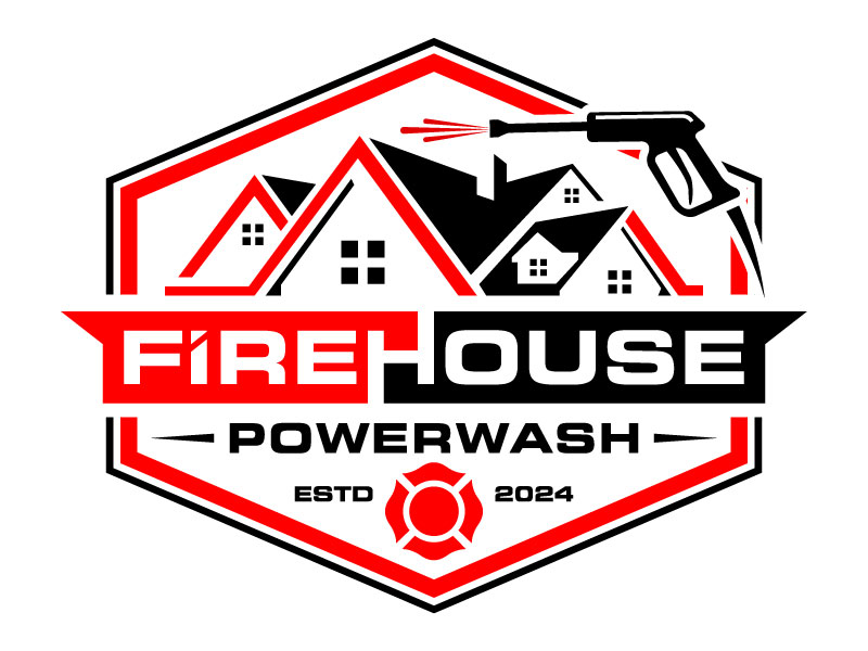 Firehouse Powerwash logo design by subrata