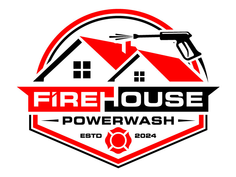 Firehouse Powerwash logo design by subrata