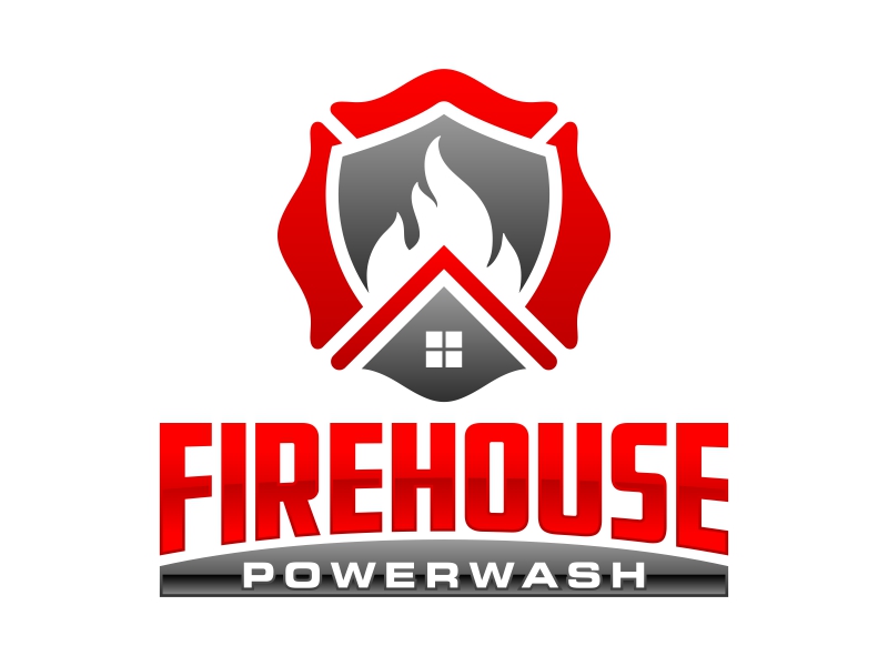 Firehouse Powerwash logo design by ekitessar