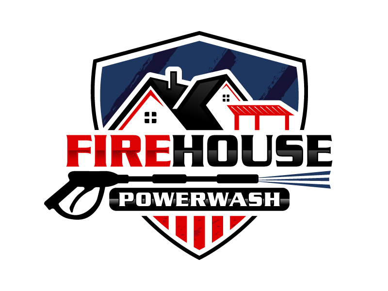 Firehouse Powerwash logo design by Rainbow07