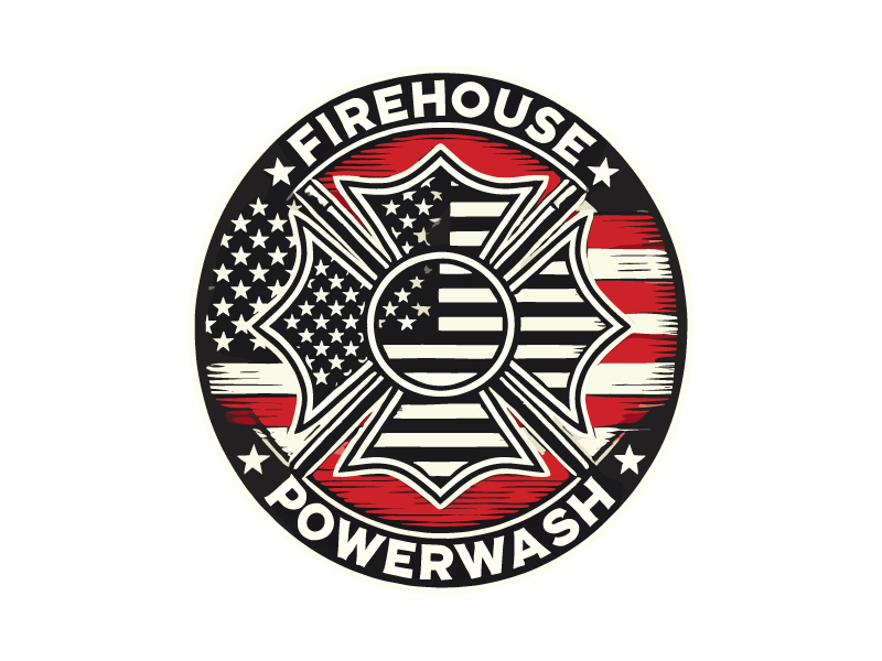 Firehouse Powerwash logo design by Ebad uddin