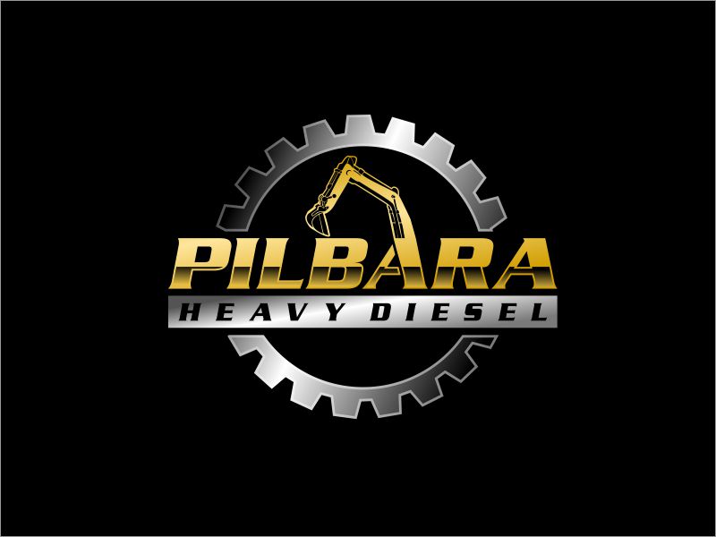 Pilbara Heavy Diesel logo design by radhit