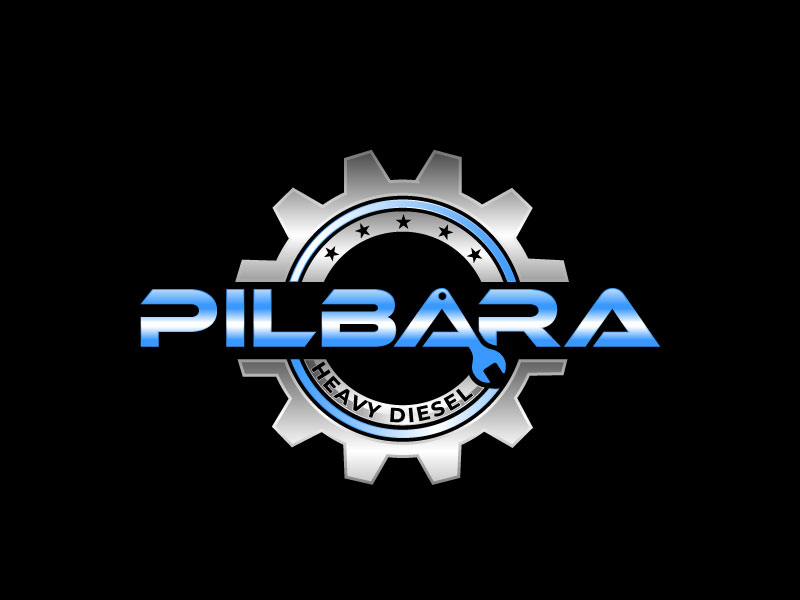 Pilbara Heavy Diesel logo design by bezalel