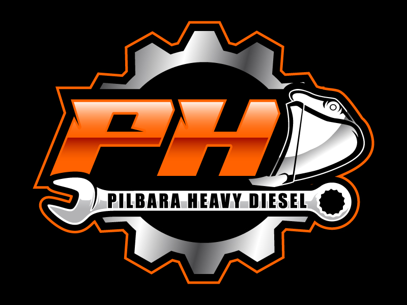 Pilbara Heavy Diesel logo design by daywalker