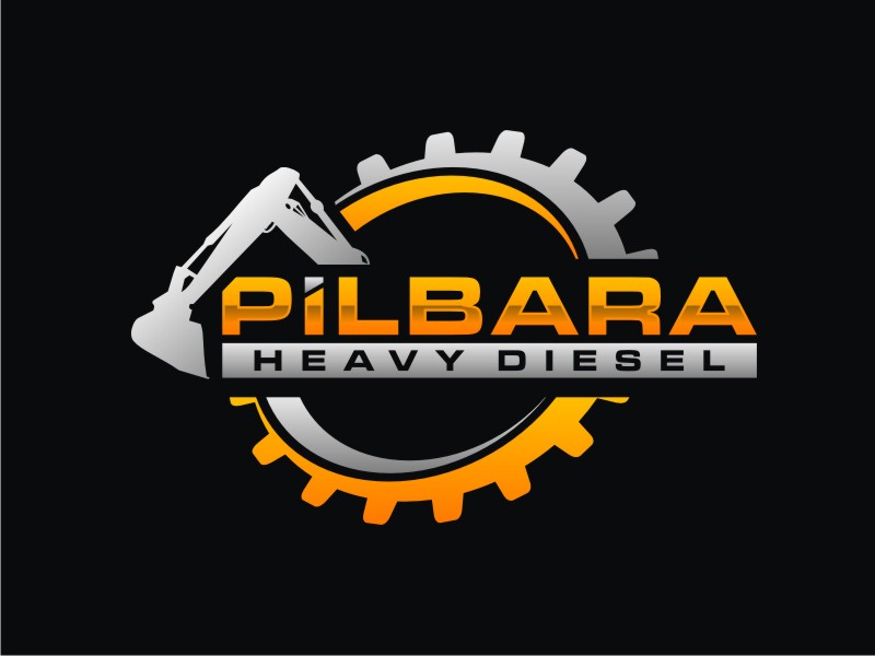 Pilbara Heavy Diesel logo design by Artomoro