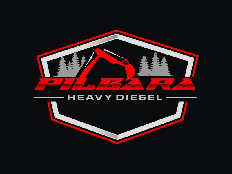 Pilbara Heavy Diesel logo design by clayjensen