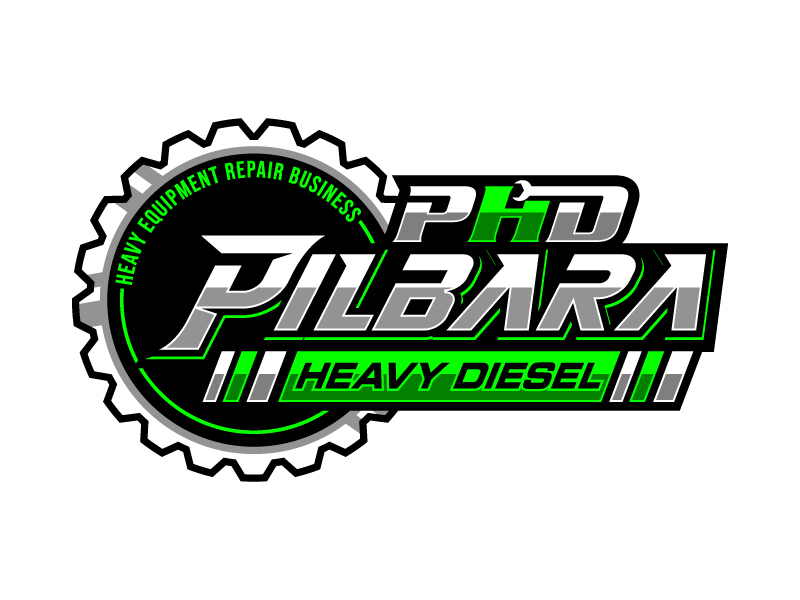 Pilbara Heavy Diesel logo design by Gilate