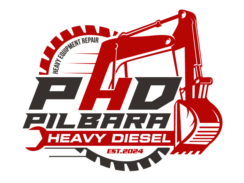 Pilbara Heavy Diesel logo design by Gilate