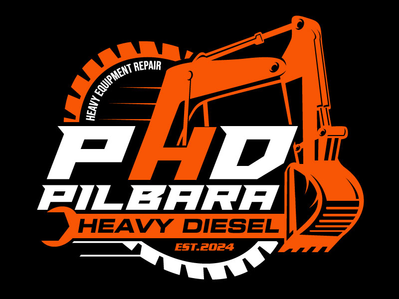 Pilbara Heavy Diesel logo design by Gilate