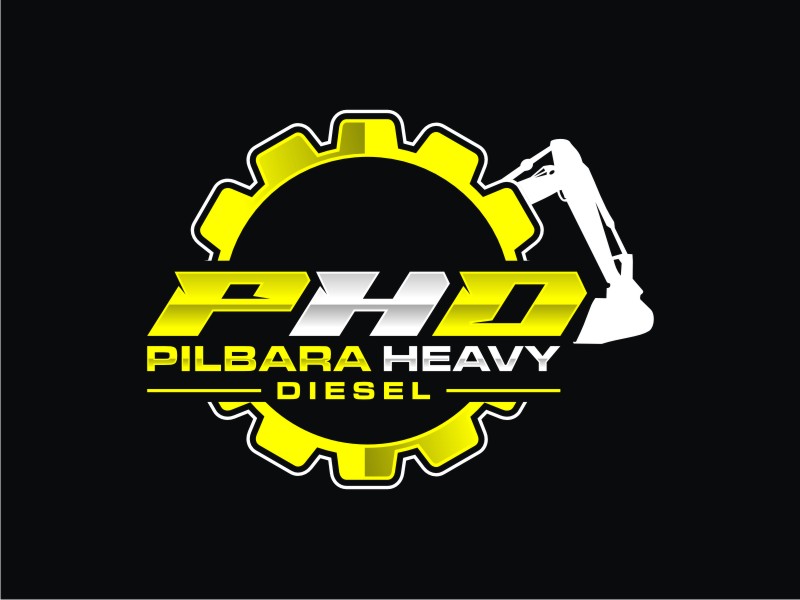 Pilbara Heavy Diesel logo design by Artomoro