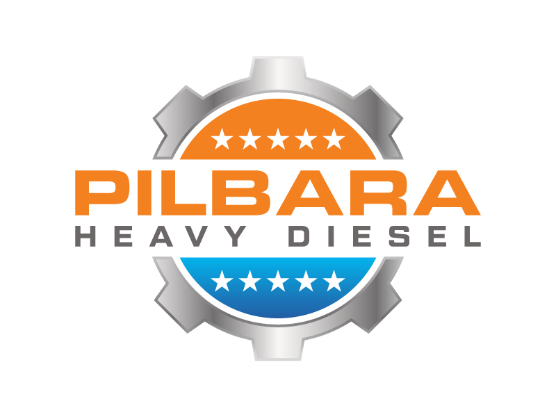 Pilbara Heavy Diesel logo design by Fear