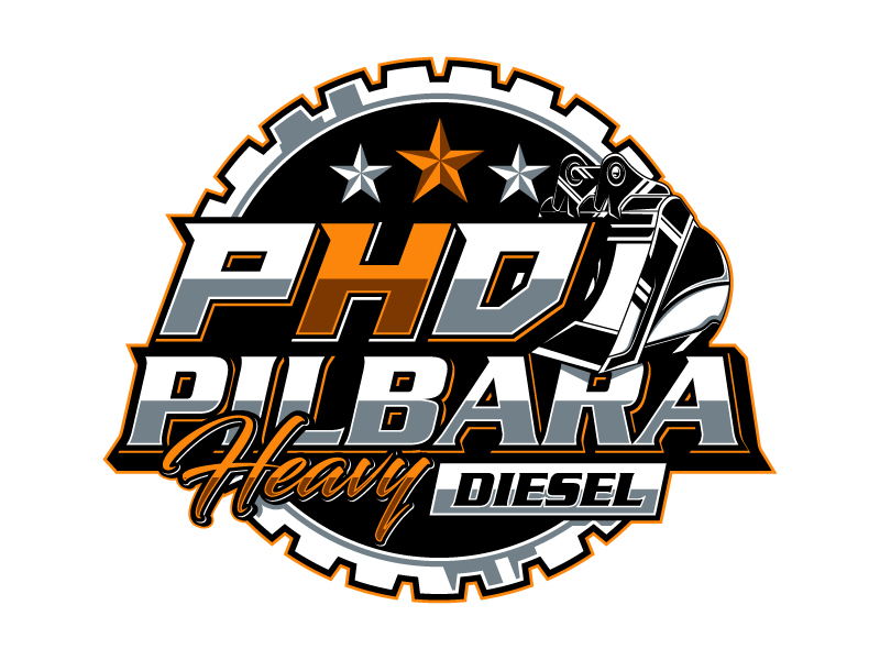 Pilbara Heavy Diesel logo design by Gilate