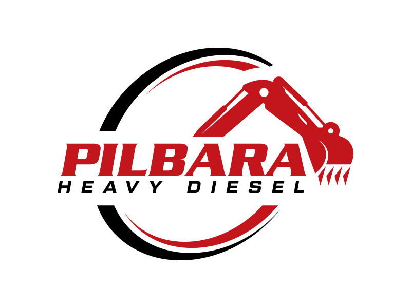 Pilbara Heavy Diesel logo design by Fear