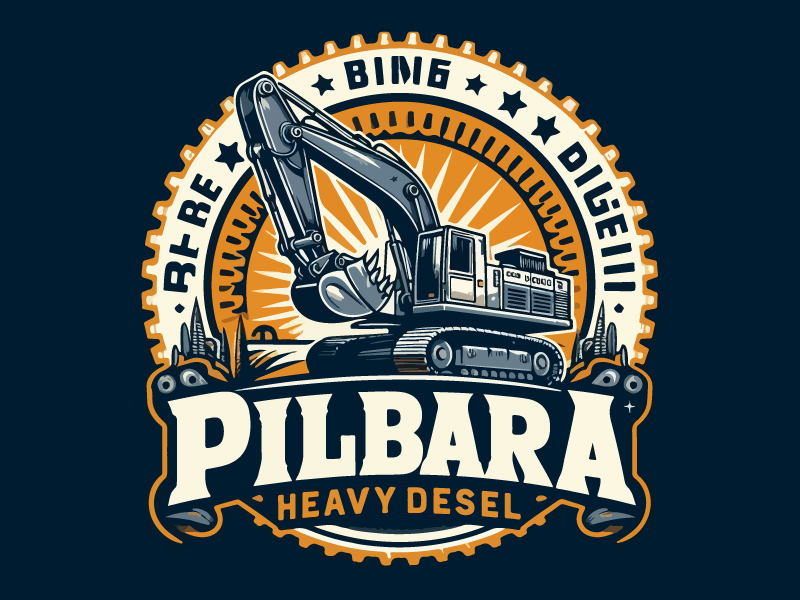 Pilbara Heavy Diesel logo design by Rahul Biswas