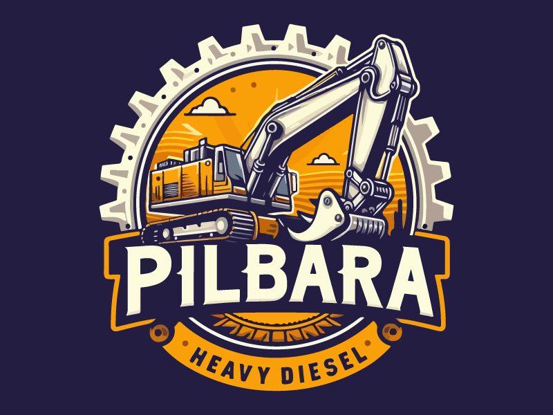 Pilbara Heavy Diesel logo design by Rahul Biswas