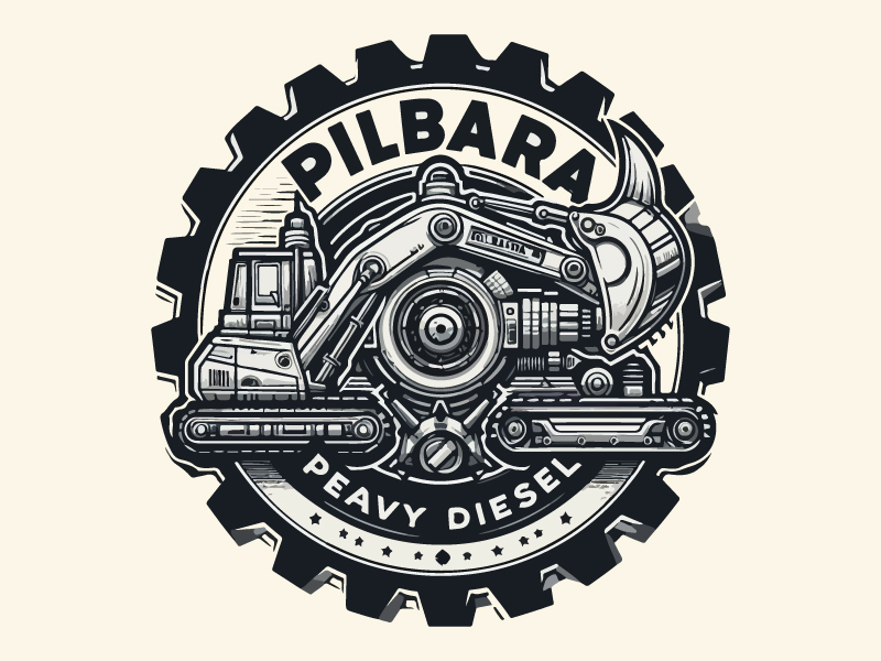 Pilbara Heavy Diesel logo design by Rahul Biswas