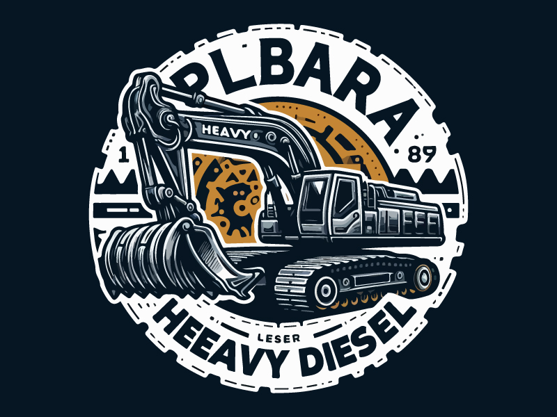 Pilbara Heavy Diesel logo design by Rahul Biswas