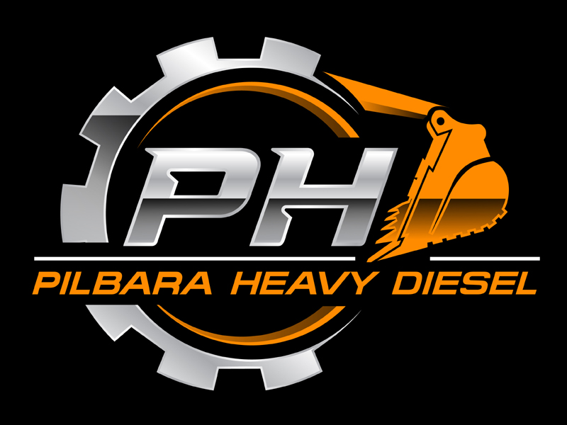 Pilbara Heavy Diesel logo design by MAXR