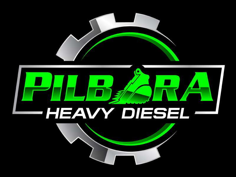 Pilbara Heavy Diesel logo design by MAXR