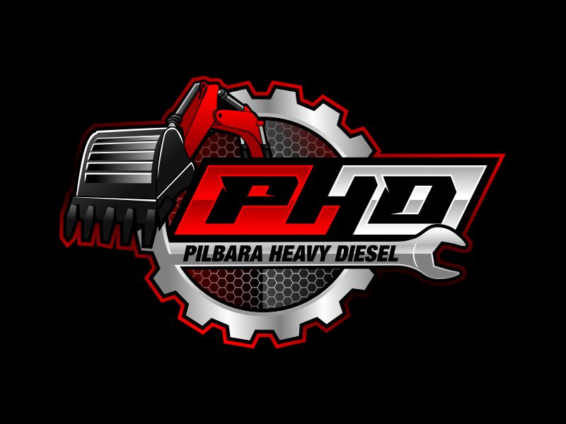 Pilbara Heavy Diesel logo design by rizuki